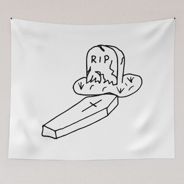 Item preview, Corroded Coffin - Closed Coffin RIP designed and sold by HStudioPrints.