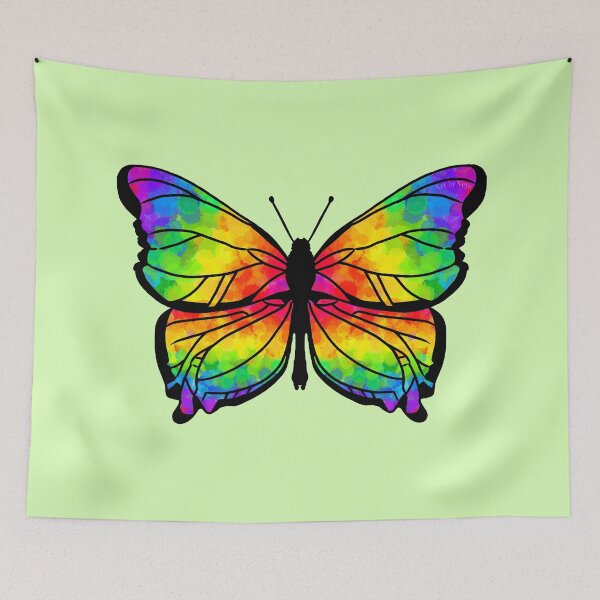 Item preview, Rainbow butterfly  designed and sold by Art by Veya.