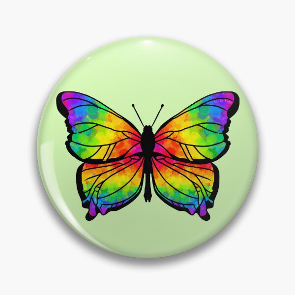 Item preview, Rainbow butterfly  designed and sold by Art by Veya.