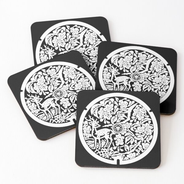 Item preview, Nara Drain Cover - Japan - white designed and sold by NuthatchDesigns.