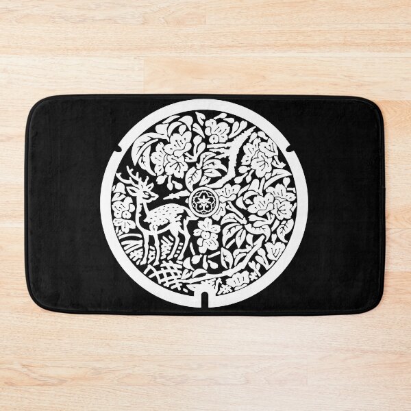 Item preview, Nara Drain Cover - Japan - white designed and sold by NuthatchDesigns.