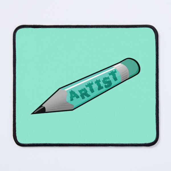 Item preview, The Pencil Is An Artists Weapon Of Choice TURQUOISE designed and sold by everything4eva.