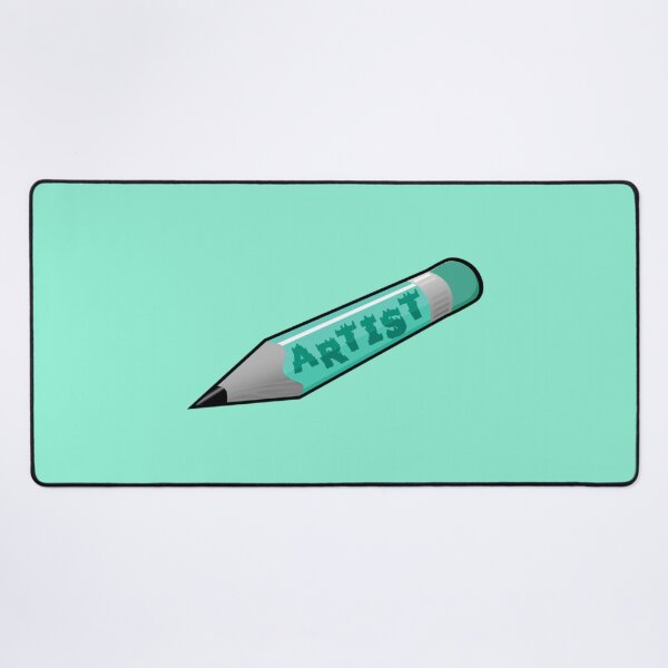 Item preview, The Pencil Is An Artists Weapon Of Choice TURQUOISE designed and sold by everything4eva.