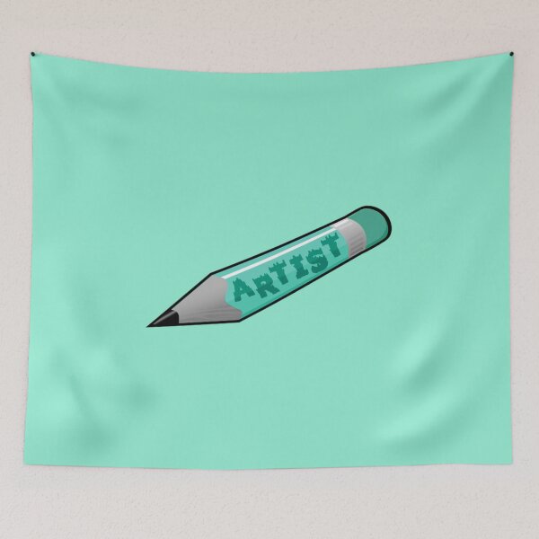 Item preview, The Pencil Is An Artists Weapon Of Choice TURQUOISE designed and sold by everything4eva.