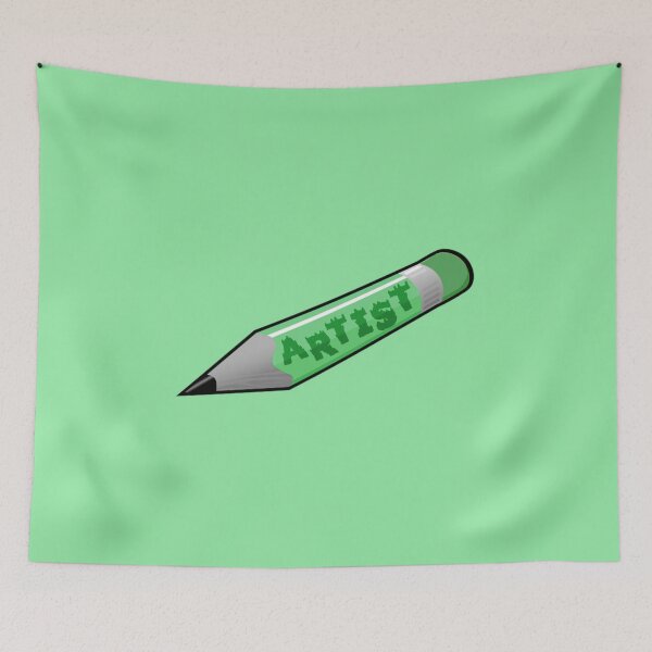 Item preview, The Pencil Is An Artists Weapon Of Choice GREEN designed and sold by everything4eva.
