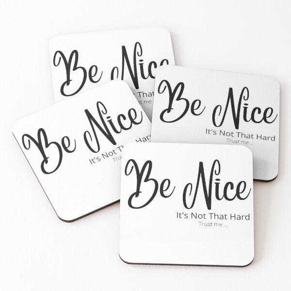 Item preview, Be Nice Positive Message Shirts designed and sold by JRXFoundation.
