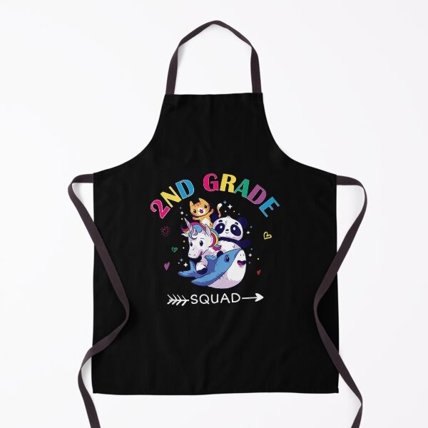Item preview, Second Grade Squad Unicorn Panda Cat Shark Back to School T-Shirt designed and sold by BohnenRudeger.