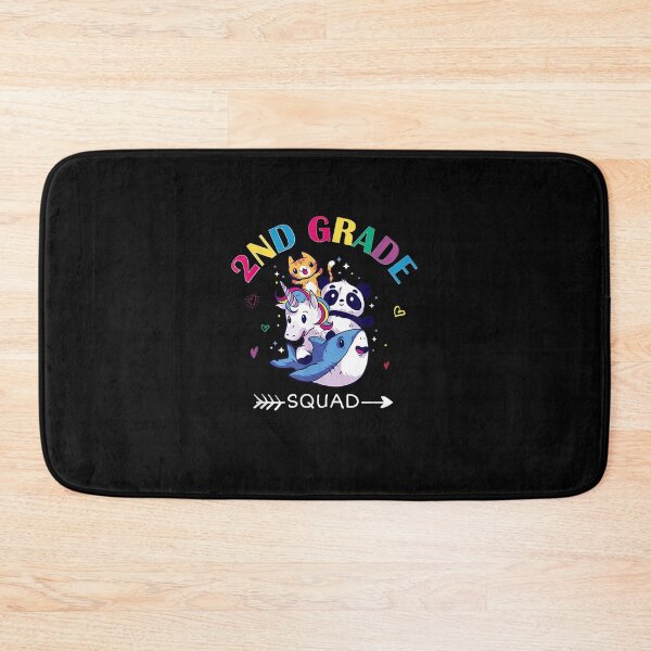 Item preview, Second Grade Squad Unicorn Panda Cat Shark Back to School T-Shirt designed and sold by BohnenRudeger.