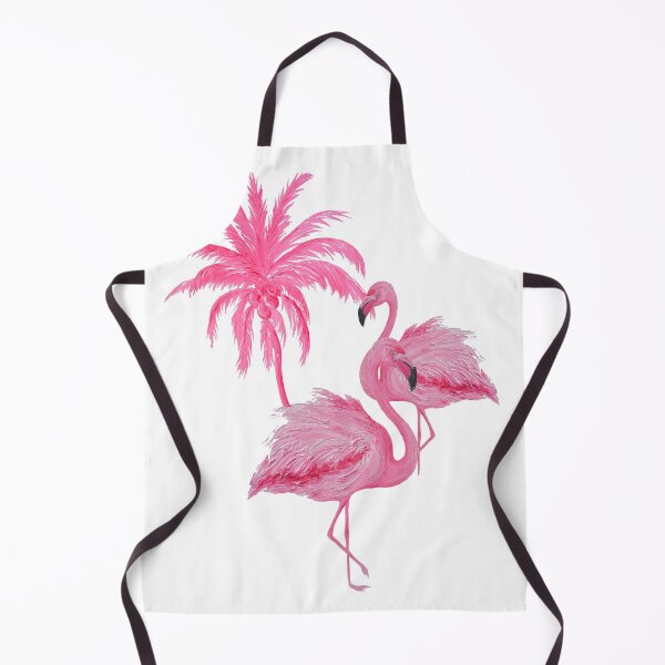 Artikelvorschau, Kokospalme und rosa Flamingos entworfen und verkauft von MatsonArtDesign.