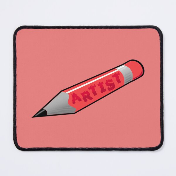 Item preview, The Pencil Is An Artists Weapon Of Choice RED designed and sold by everything4eva.