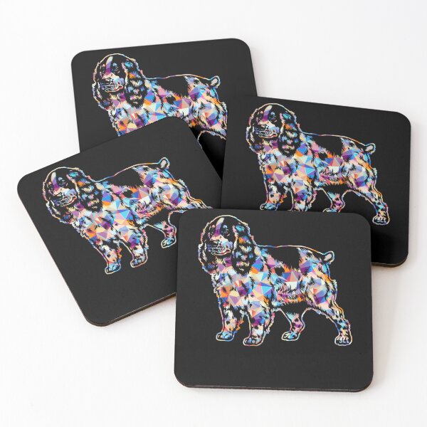 Item preview, Cool And Awesome English Cocker Spaniel Geometric designed and sold by UnknownArtistt.
