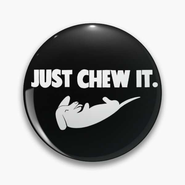 Item preview, Just chew it - small logo designed and sold by christinacrookcreative.
