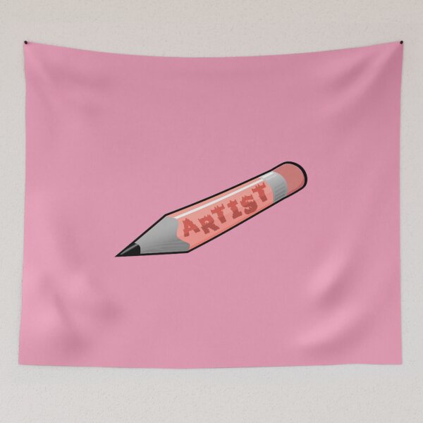 Item preview, The Pencil Is An Artists Weapon Of Choice PINK designed and sold by everything4eva.