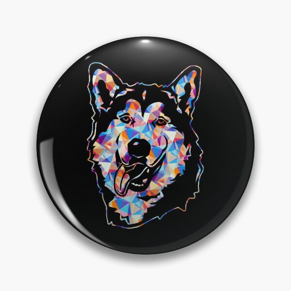 Item preview, Cool And Awesome Alaskan Malamute Geometric designed and sold by UnknownArtistt.