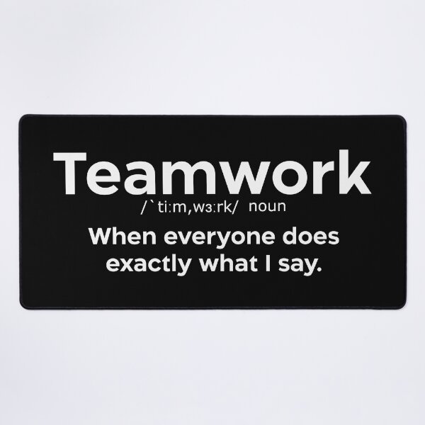 Item preview, Teamwork quote white designed and sold by EdimQuotes.