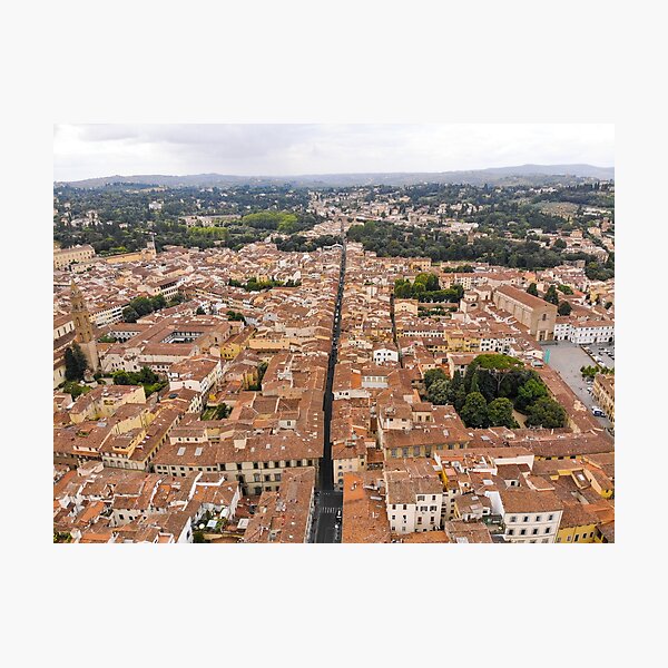 The Narrow Streets of Florence - Italy Photographic Print