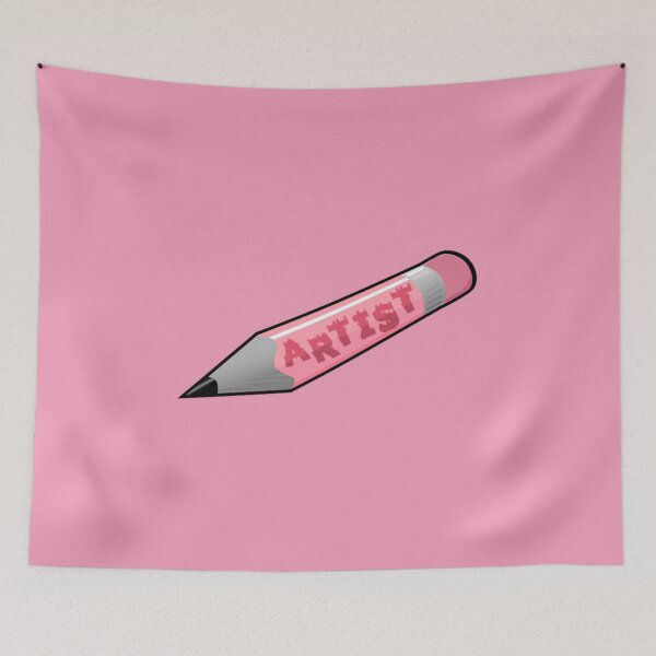 Item preview, The Pencil Is An Artists Weapon Of Choice PINK designed and sold by everything4eva.