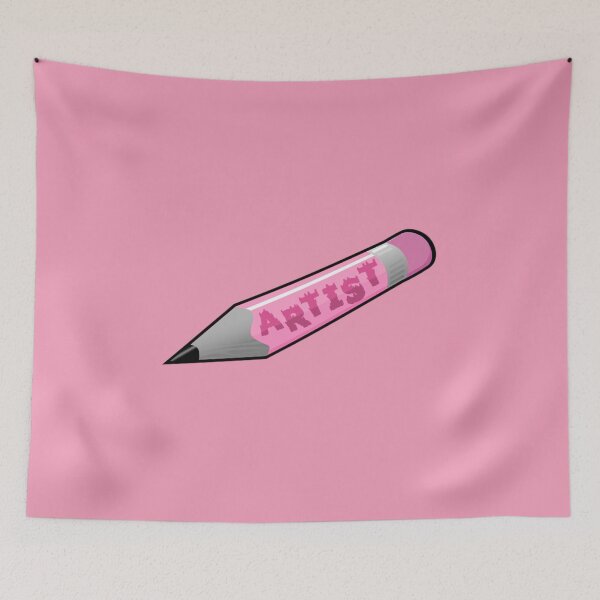Item preview, The Pencil Is An Artists Weapon Of Choice PINK designed and sold by everything4eva.