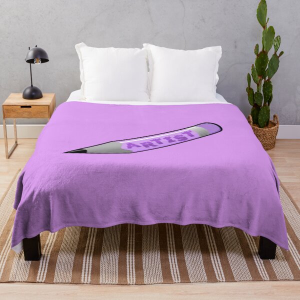 Item preview, The Pencil Is An Artists Weapon Of Choice PURPLE designed and sold by everything4eva.