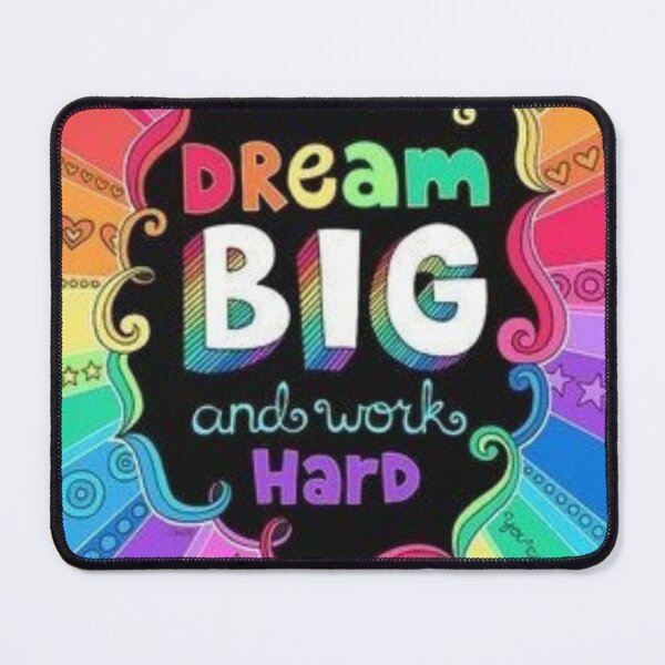 Item preview, Dream big and work hard  designed and sold by Arteartz.