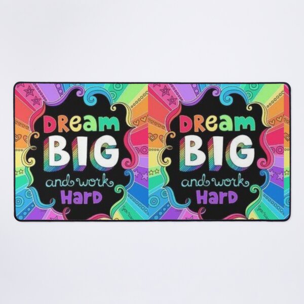 Item preview, Dream big and work hard  designed and sold by Arteartz.