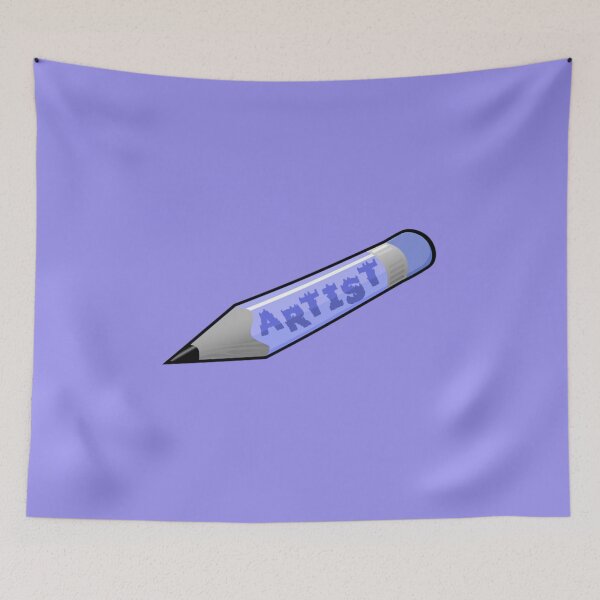 Item preview, The Pencil Is An Artists Weapon Of Choice BLUE designed and sold by everything4eva.