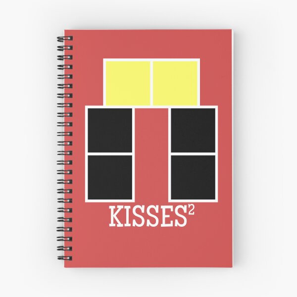 Item preview, Squared kisses - Black and light yellow blocks - Slab font designed and sold by RainbowWordLand.