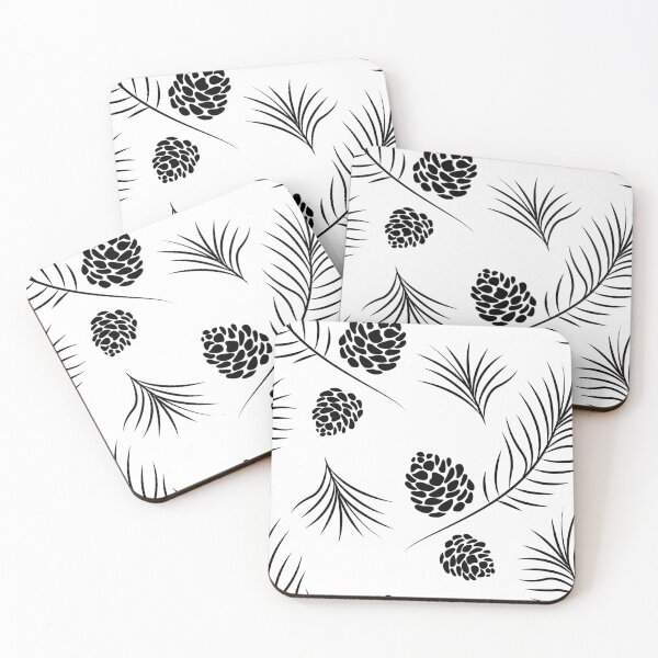 Item preview, Pine branch and cone designed and sold by Julia Faranchuk.