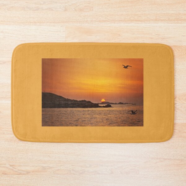 Item preview, brittany orange sunset designed and sold by Nebulae-Art.