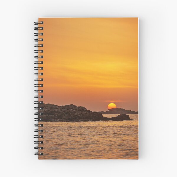 Item preview, brittany orange sunset designed and sold by Nebulae-Art.