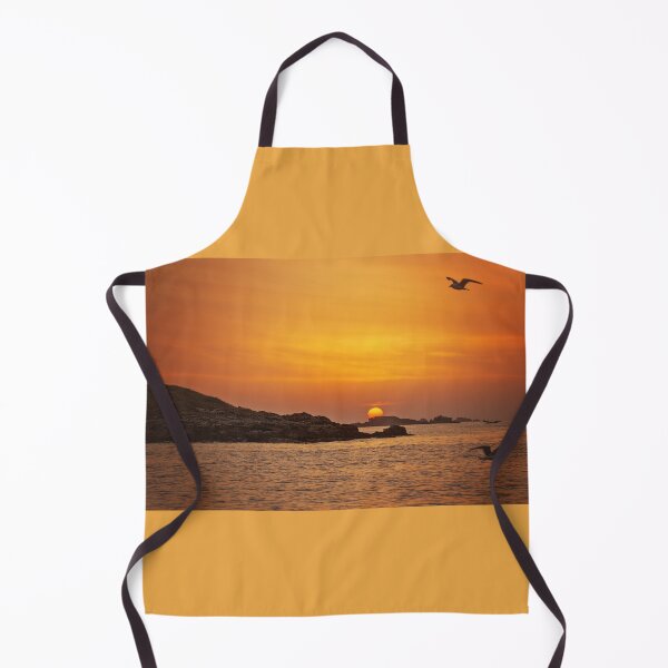 Item preview, brittany orange sunset designed and sold by Nebulae-Art.