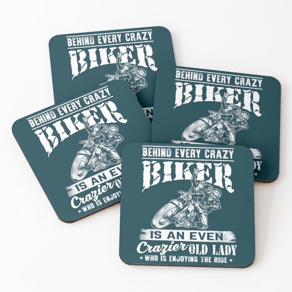 Item preview, Behind every crazy bikers Fitted  designed and sold by Matt5Judah.