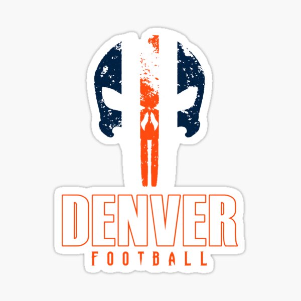 Denver Broncos Sticker WR 10 Jerry Jeudy Weatherproof Vinyl 