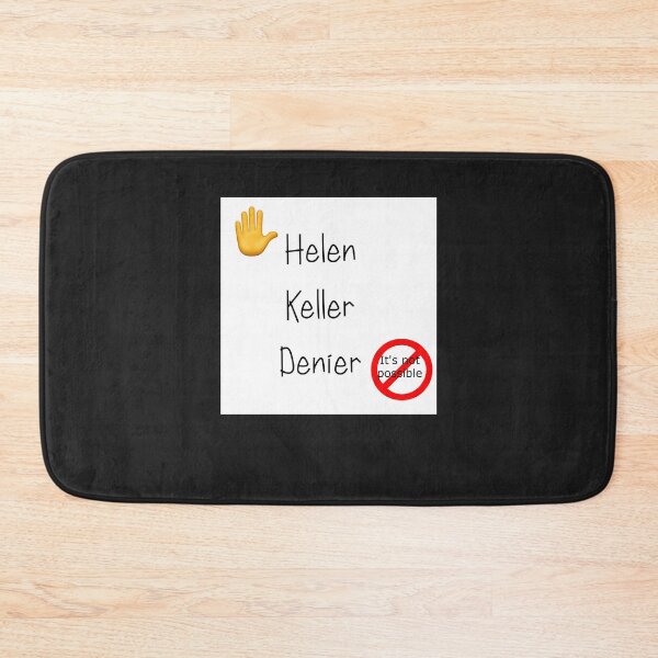 Item preview, Hellen Keller Denier Design Sticker designed and sold by Shimp36tea.
