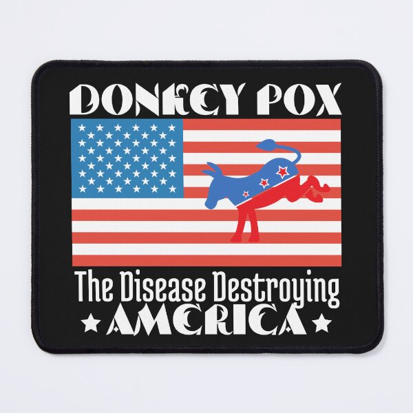 Item preview, Mens Donkey Pox The Real Problem in America Funny designed and sold by PrixSympa.