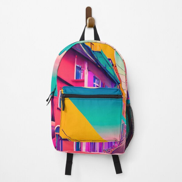 Item preview, Colorful multicolored bright picture. Painted bright multicolored street. designed and sold by savagerus.