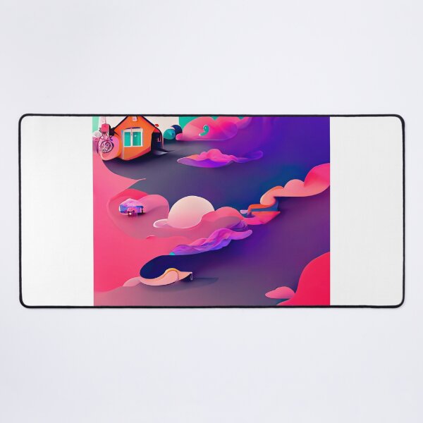 Item preview, Colorful multicolored bright picture. Painted bright multicolored clouds. designed and sold by savagerus.