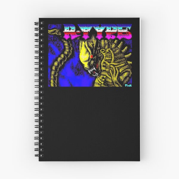 Artikelvorschau, R-Type R Type 1980er Jahre Vintage 8 Bit Pixel Poster Video Computer Spiel Cover Art entworfen und verkauft von Maljonic.