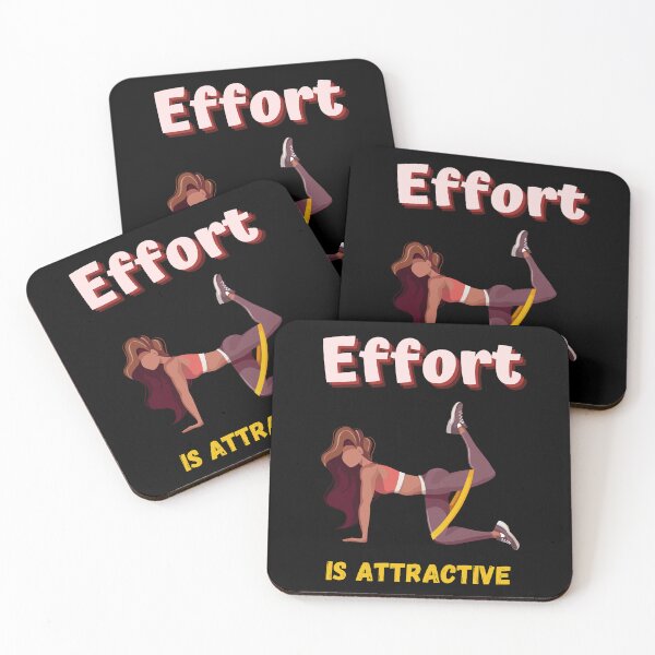 Item preview, Effort Is Attractive Women Fitness Design designed and sold by lordyswiss.