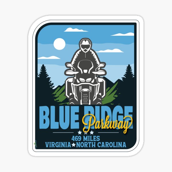 Blue Motorcycle Stickers for Sale