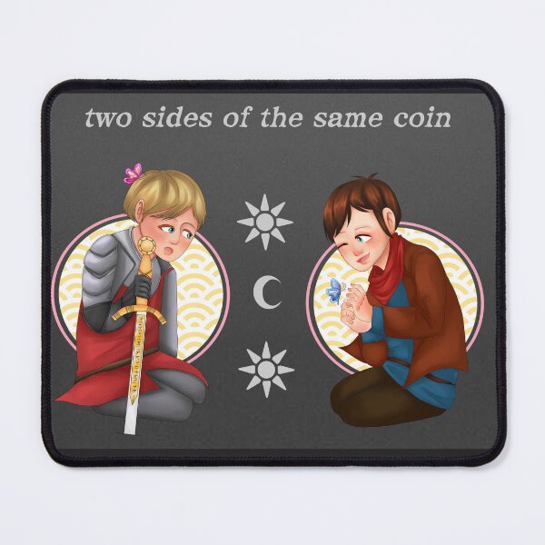 Item preview, Merlin and Arthur full illustration designed and sold by Pillowbull.