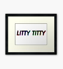 LITTY Framed Print