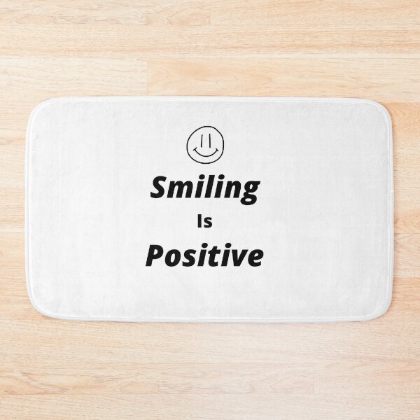 Item preview, Smiling is positive, beautiful, and key to life quote designed and sold by Isheshop.