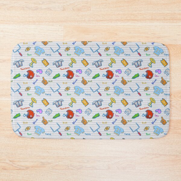 Item preview, American Football Doodle Kids Pattern designed and sold by S Cube Design.