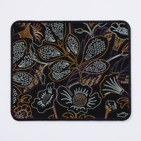 Item preview, Gin Flowers on Black designed and sold by Wildwestgilly.