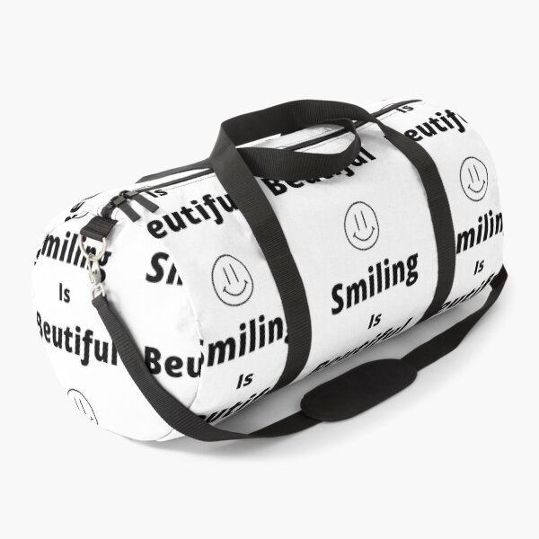 Item preview, Smiling is beautiful, positive, universal, and key to life quote designed and sold by Isheshop.
