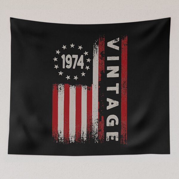 Item preview, 48 Year Old Gifts Vintage 1974 American Flag 48th Birthday designed and sold by DerryReinhard.