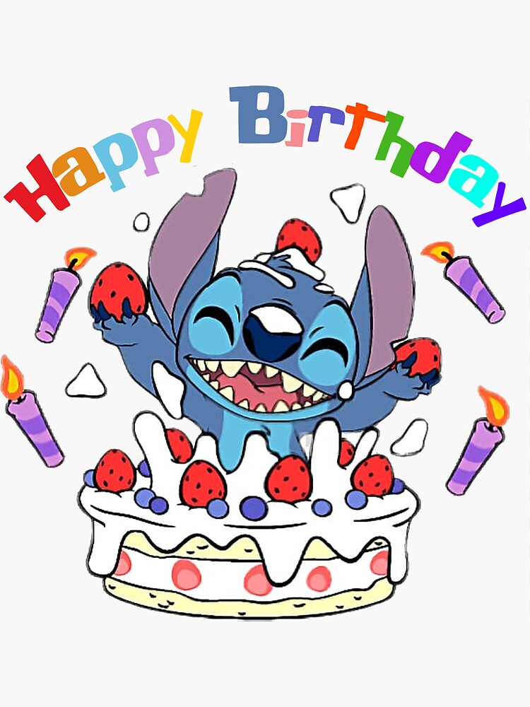 "Stich mit Erdbeeren, Lilo & Stich Geburtstag Jumba Jookiba Lilo