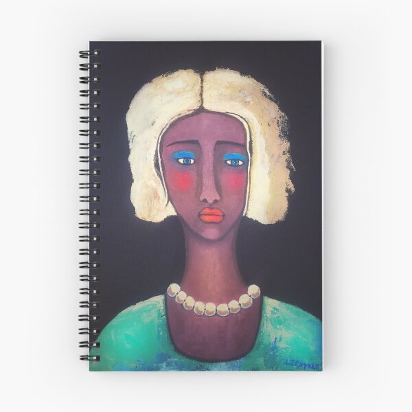 Item preview, Pretty Girl with Blue Eye Shadow designed and sold by Linda Truskett Art.