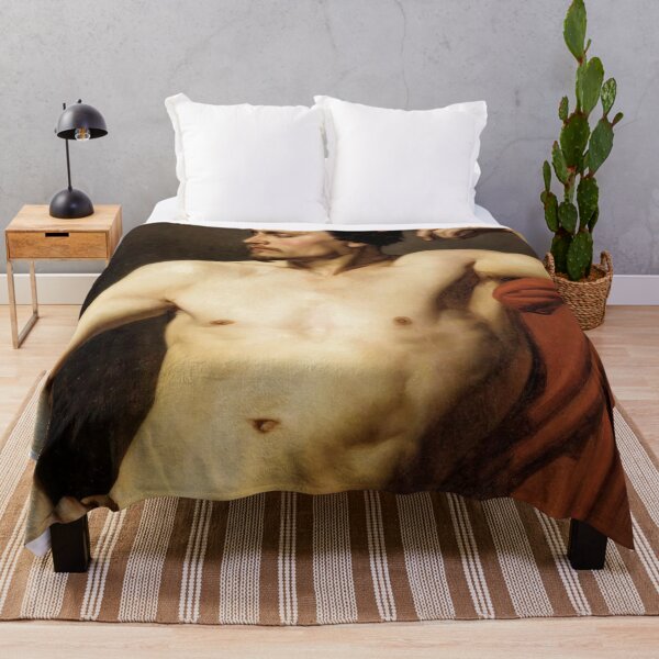 Item preview, Seated man by William-Adolphe Bouguereau designed and sold by Vintage Designs +.